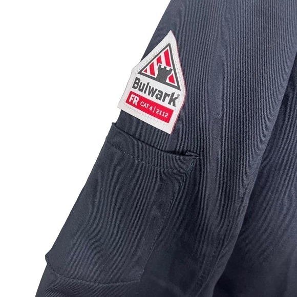 New Men’s Bulwark Flame Resistant 9 Oz Twill Cotton Excel Jacket Size S - Picture 7 of 11